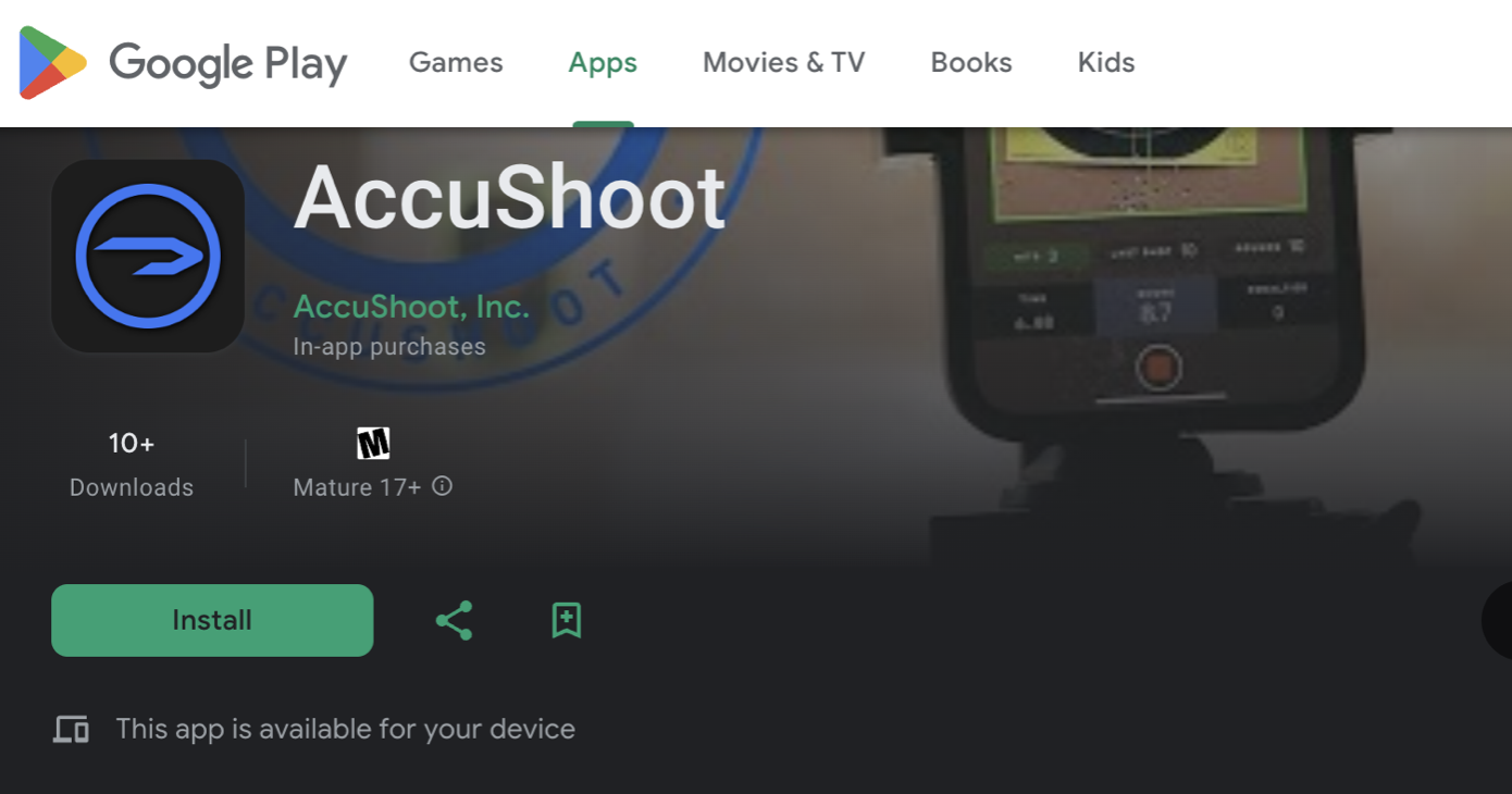 AccuShoot Android Version
